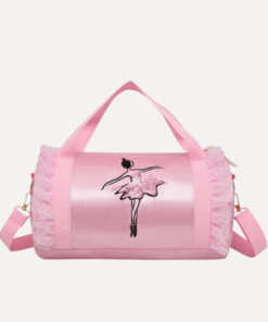 Tas voor Ballet | Satijnen roltas | Ballerina print
