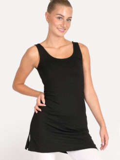 Dansjurk | Lange Top  voor Yoga of Modern | Zwart | art. 414