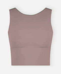 Crop top voor dames | Taupe | Viscose | art. 416