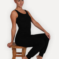 Jumpsuit Zwart | Dames | Premium Viscose | art. 316 - Afbeelding 4