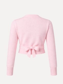 Balletvestje Acryl | roze | Milano achterzijde