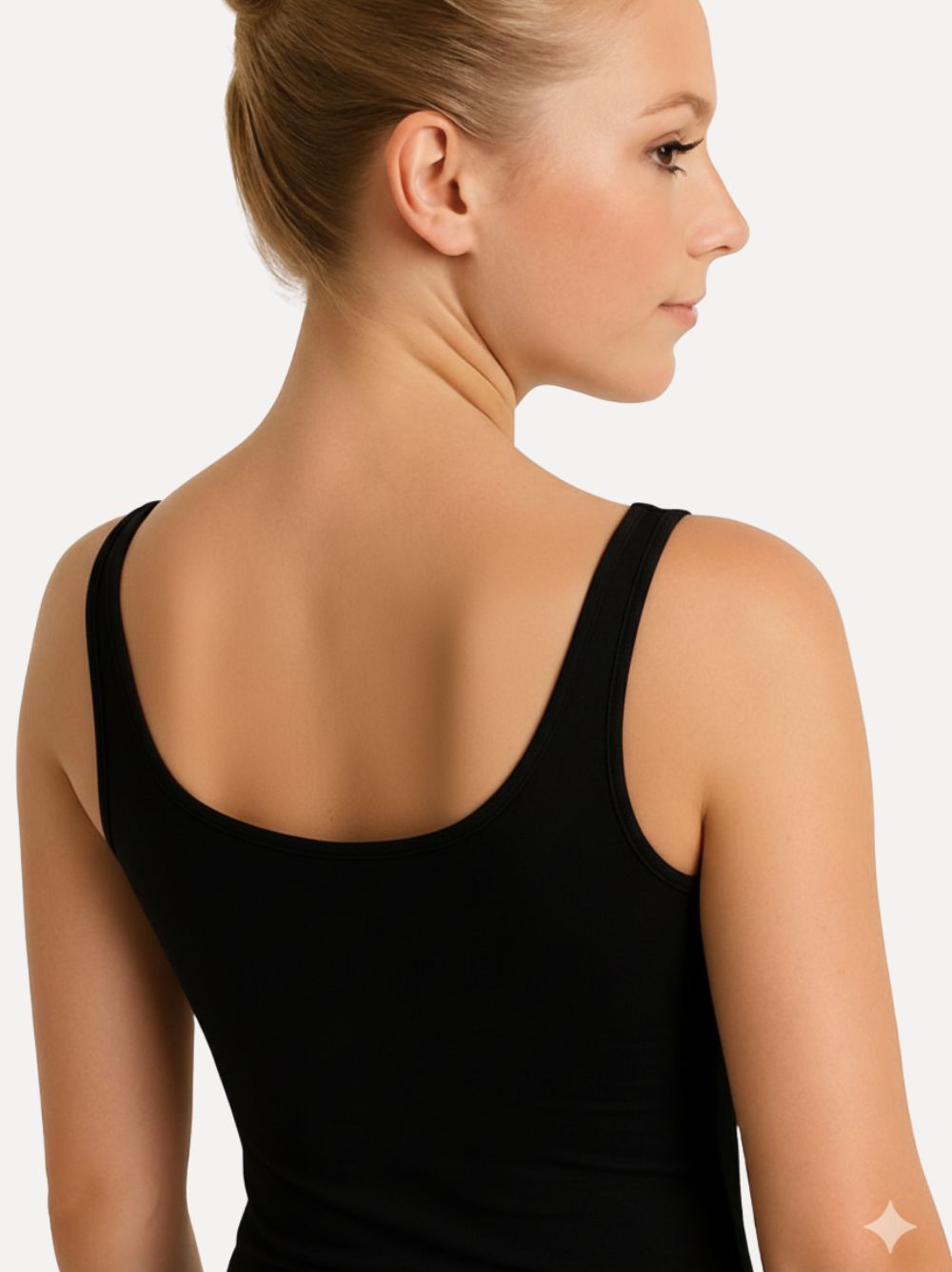 balletpak volwassenen en kinderen zwart classic ruglijn