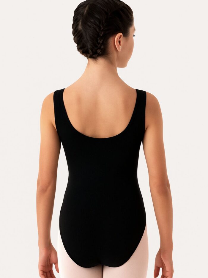 balletpak zwart rondo achterkant