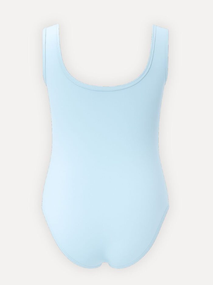 balletpakje kind blauw mannequin achterzijde