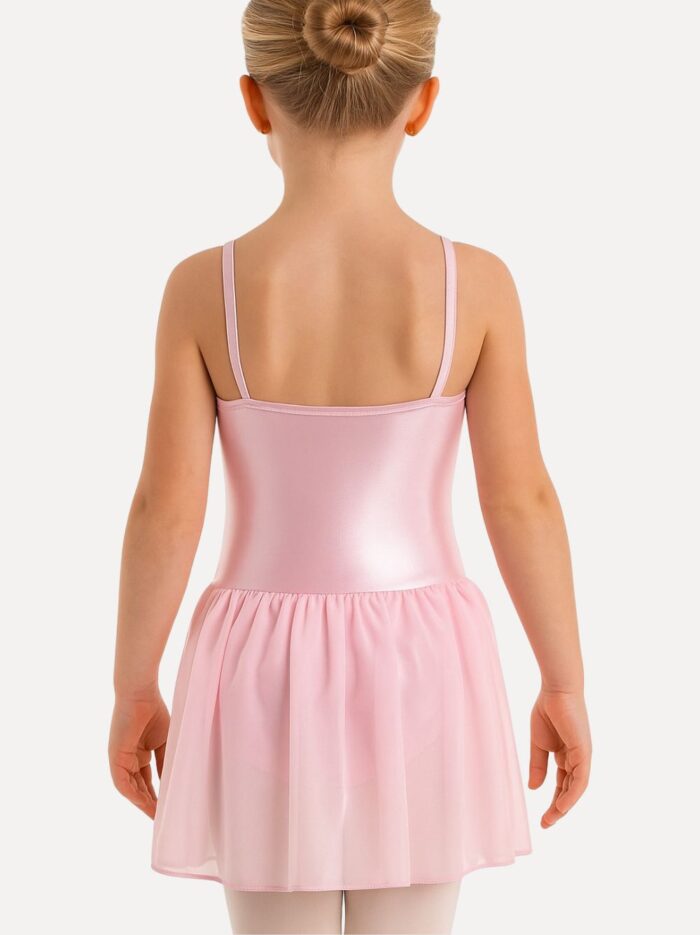 balletpakje kind roze cinderella achterkant