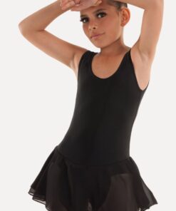 balletpakje kind zwart met rokje prima donna