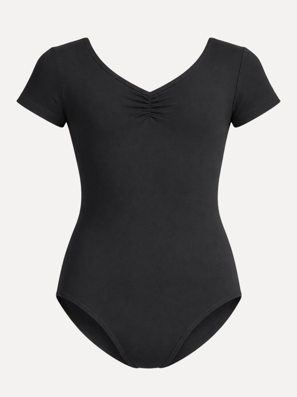 balletpakje met korte mouw in zwart etude voorzijde