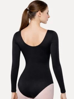 balletpakje met lange mouwen - carre - achterzijde