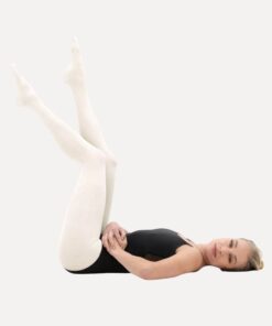 balletpanty met voet wit 70D