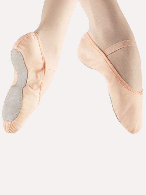 balletschoenen canvas doorlopende zool