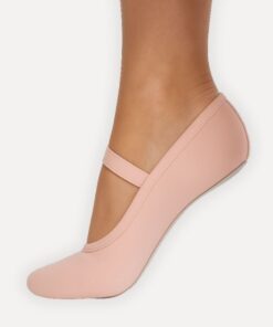 balletschoenen kind eleve roze zijkant
