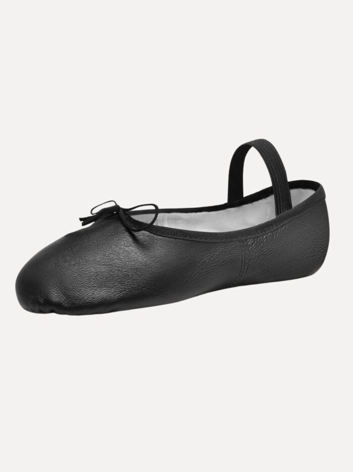 balletschoenen leer zwart elite