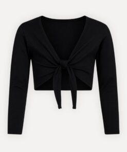 balletvestje kind zwart florence voorzijde