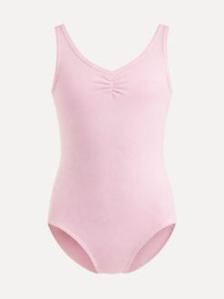 classic roze balletpakje voorzijde