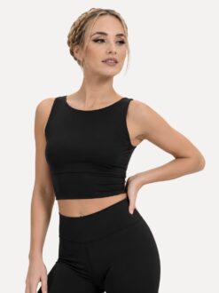 crop-top-dans-zwart-dames-model