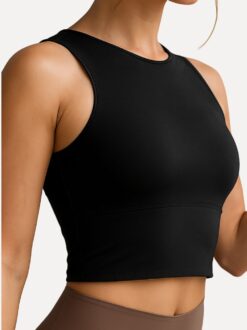 crop top zwart
