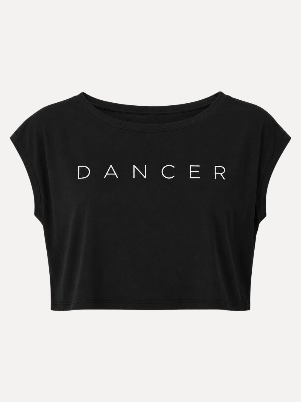 Dans t-shirt kind & dames zwart | met Dancer print
