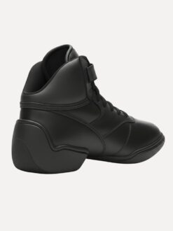 danssneakers rocky danssneakers zwart danssneakers leer dancer dancewear achterkant