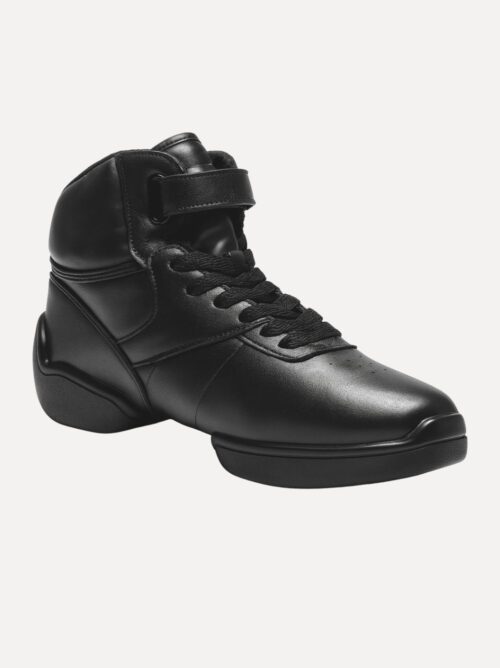 danssneakers rocky danssneakers zwart danssneakers leer dancer dancewear voorkant