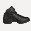 danssneakers rocky danssneakers zwart danssneakers leer dancer dancewear zijkant