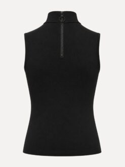 danstop dames zwart roxy achterkant