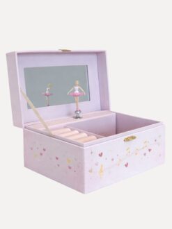 Muziekdoosje ballerina roze - Dancer - Met spiegel en draaiende ballerina