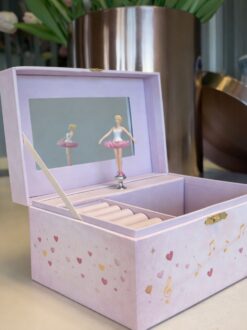 Alternative view of Muziekdoosje ballerina roze - Dancer - Met spiegel en draaiende ballerina