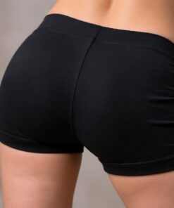 hotpants ballet zwart achterkant model