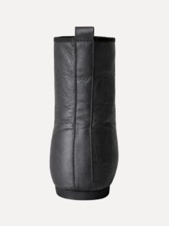 jazzlaarzen leer zwart achterkant