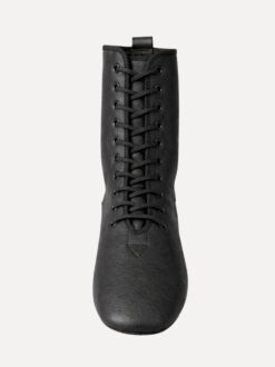 jazzlaarzen leer zwart voorkant