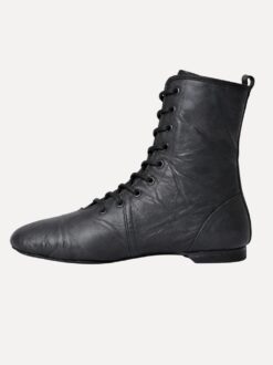 jazzlaarzen leer zwart hoofdafbeelding