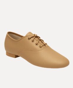 jazzschoenen laag huidskleur vooraanzicht