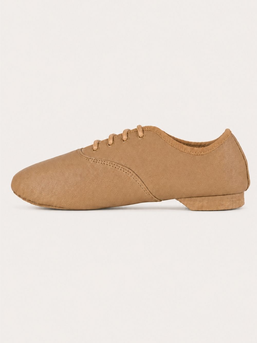 jazzschoenen-van-leer-in-huidskleur-oxford-zij-aanzicht