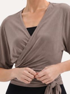 kimono-vestjes-dames-taupe-vooraanzicht