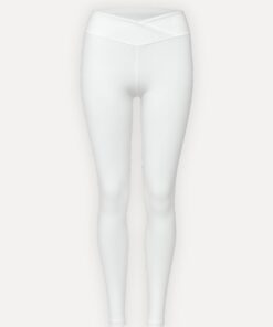 legging wit yoga voorzijde
