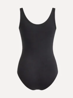 rondo balletpakje voor kinderen in zwart achterzijde