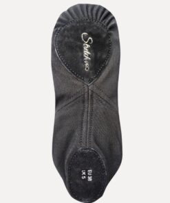 stretchpro zwart balletschoenen onderkant