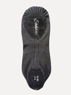 stretchpro zwart balletschoenen onderkant