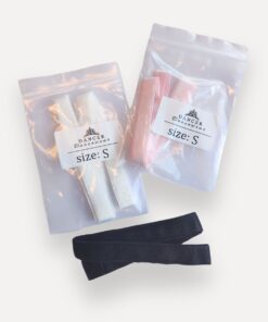 tailleband zwart wit en roze