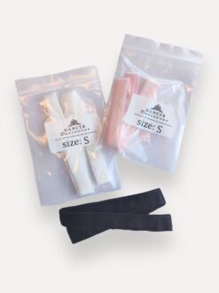 tailleband zwart wit en roze