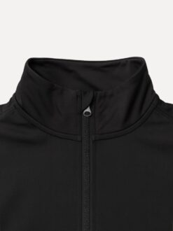 teamjasje teamjacket in zwart close-up rits