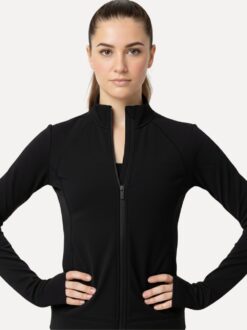 teamjasje zwart dans model ingezoomd