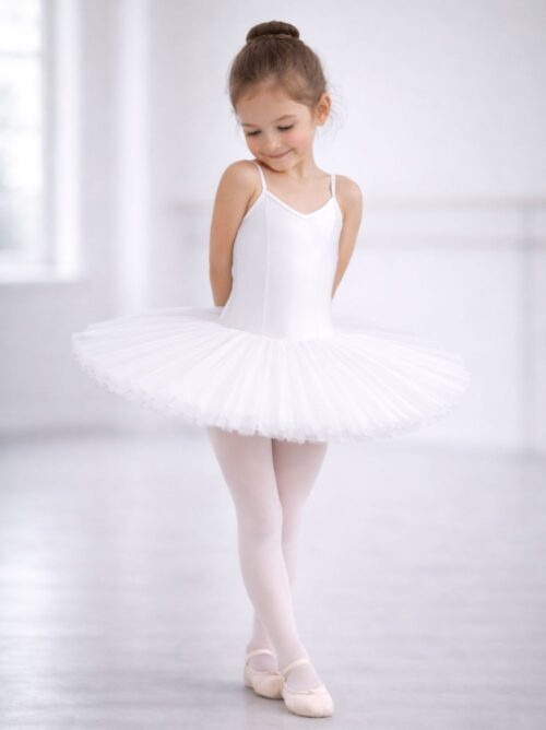 tutu in wit voor kinderen - pavlova - sfeerfoto