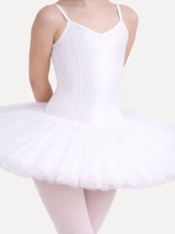 tutu in wit voor kinderen - pavlova - voorzijde