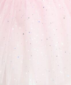 tutu rokje roze glitter bella close-up