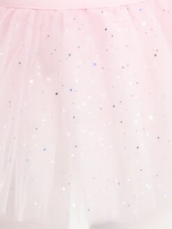 tutu rokje roze glitter bella close-up