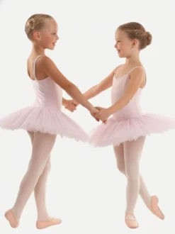 tutu voor ballet voor kinderen in roze - pavlova - zijkant