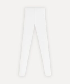 witte balletpanty met voet flatlay