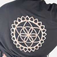 Vestje Zwart | Mandala print | Viscose | art. 417