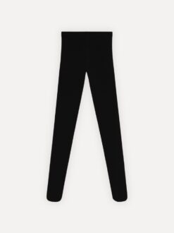 zwarte danspanty met voet flatlay